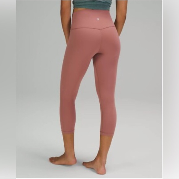 Lululemon Align Crop Size 18 in Spiced Chai - Picture 2 of 5